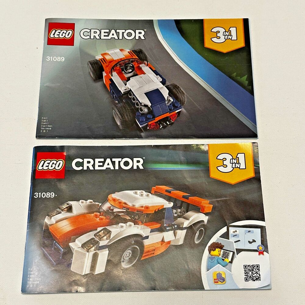 Lego creator (3in1) 31089 Set Instruction‎ Manual Booklet - Manual Only